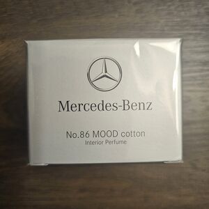 New! Mercedes-Benz No.86 MOOD Cotton Interior Perfume - Silver/White Packaging